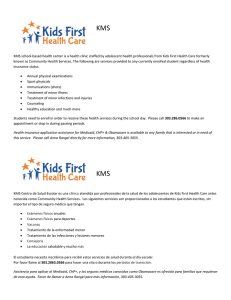 KMS KMS - Kids First Health Care