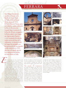 Milagro Eucaristico de Ferrara, Italia, 1171