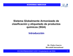 Sistema Globalmente Armonizado de clasificación y etiquetado de