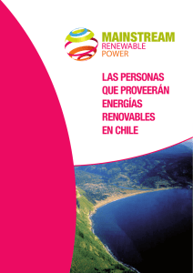 Las personas que proveerán energías renovabLes en ChiLe