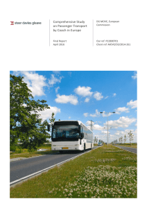 Comprehensive Study on Passenger Transport by Coach