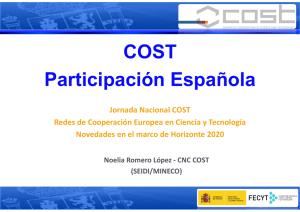 COST Participación Española