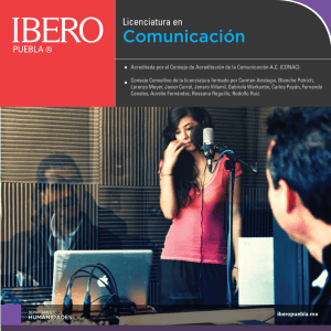 Comunicación - Universidad Iberoamericana Puebla