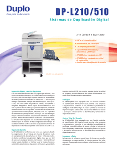 Duplicador DP-L210 / 510 Digital