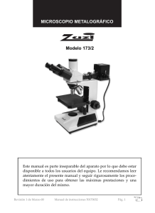 MICROSCOPIO METALOGRÁFICO Modelo 173/2