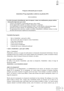 1 de 7 Prospecto - Agencia Española de Medicamentos y Productos