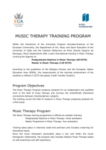 music therapy training program