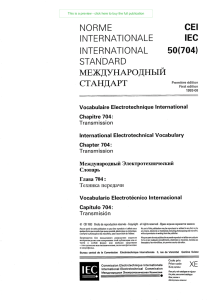 norme internationale international standard cei