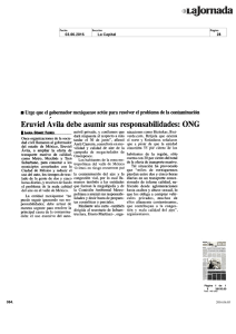 Eruviel Avila debe asumir sus responsabilidades ONG
