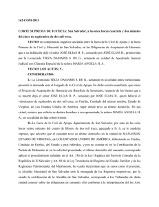 162-COM-2013 CORTE SUPREMA DE JUSTICIA: San Salvador, a