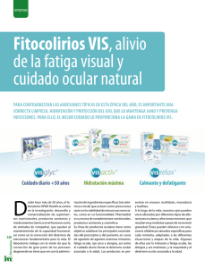 Fitocolirios VIS, alivio de la fatiga visual y cuidado