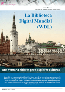 La Biblioteca Digital Mundial (WDL)