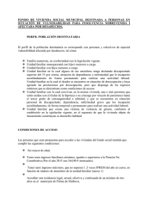 FONDO S. municipal perfil i condiciones