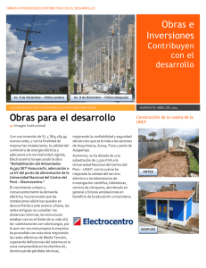 Obras e Inversiones Obras para el desarrollo