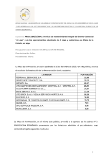Oferta presentadas - Consorcio de la Zona Franca de Vigo
