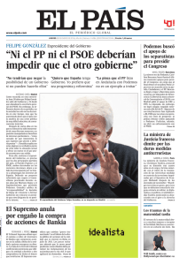 “Ni el PP ni el PSOE deberían impedir que el otro gobierne”