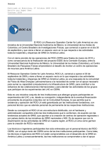 El ROC-LA (Resource Operation Center for Latin America)
