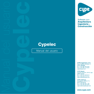 Cypelec - Manual del usuario