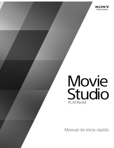 Movie Studio 13.0 Platinum Manual de inicio rápido