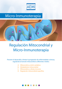 Regulación Mitocondrial y Micro-Inmunoterapia Micro