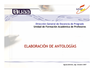 elaboración de antologías - Universidad Autónoma de Aguascalientes