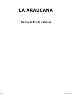Ercilla y Zuniga, Alonso de - La Araucana