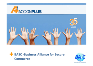 Capacitación BASC - Business Alliance for Secure