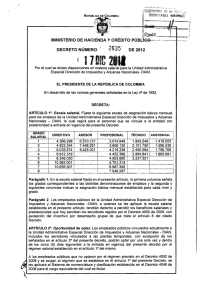 Decreto No. 2635 (17 Diciembre 2012)