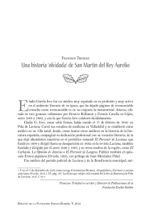 Una historia `olvidada` de San Martín del Rey Aurelio