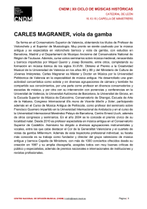 CARLES MAGRANER, viola da gamba
