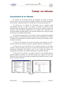 Guia del Usuario Operación Access - Trabajar con Informes