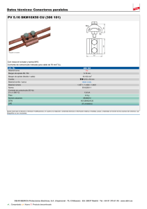 Datos técnicos: Conectores paralelos PV 5.16 SKM10X50 CU (306