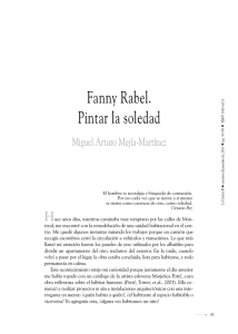Fanny Rabel. Pintar la soledad - Universidad Autónoma del Estado