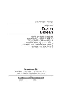 Propuesta Zuzen Bidean