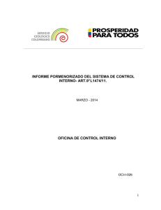Informe Sistema de Control Interno- OCI-I