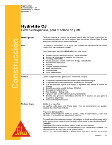 Hydrotite CJ - Sika Mexicana