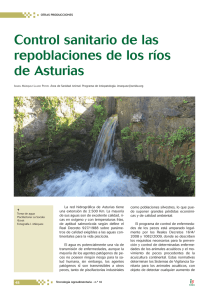 Control sanitario de las repoblaciones de los ríos de Asturias