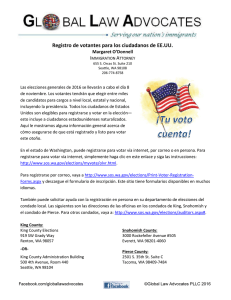 Registro de votantes para los ciudadanos de EE.UU.