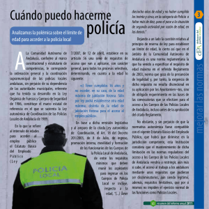 Cuándo puedo hacerme policía - Defensor del Pueblo Andaluz