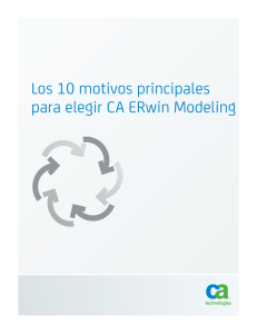 Los 10 motivos principales para elegir CA ERwin Modeling