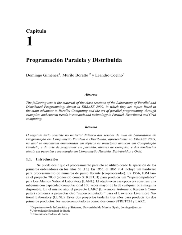 Programación Paralela y Distribuida