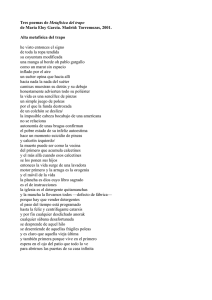 Tres poemas de Metafísica del trapo de María Eloy García. Madrid