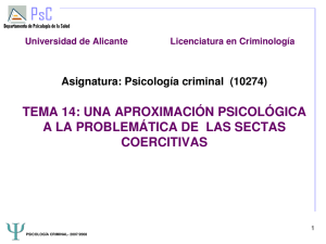 TEMA 14 Psicología criminal  - RUA