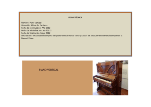 PIANO VERTICAL - Fundació Pere Compte