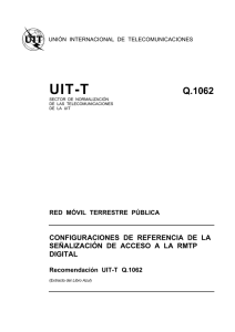 UIT-T Rec. Q.1062 (11/88) Configuraciones de referencia de la