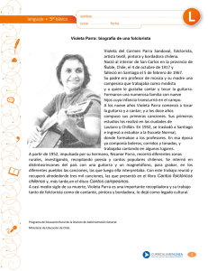 Violeta del Carmen Parra Sandoval, folclorista, artista textil, pintora y