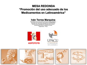 Promoción del uso adecuado de los Medicamentos en Latinoamérica