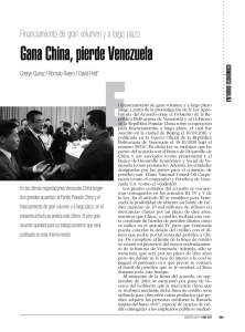 Gana China, pierde Venezuela