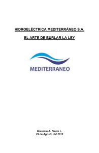 Mediterraneo - El Arte de Burlar La Ley