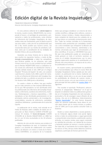Edición digital de la Revista Inquietudes